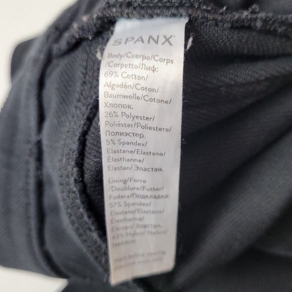 Spanx Jean-ish Ankle Leggings Black S - Picture 6 of 11